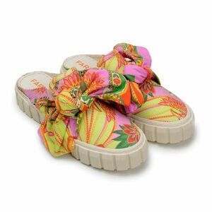 FARM RIO beach toucans mule sneaker